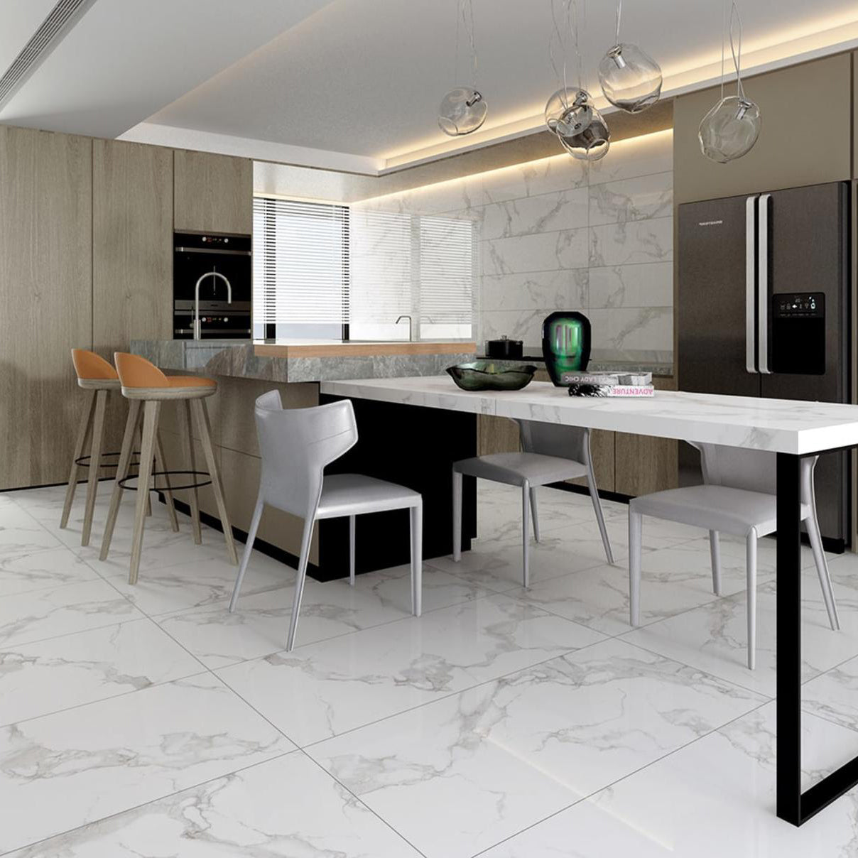 MARBLES - BIANCO CARARRA - 24" x 48"